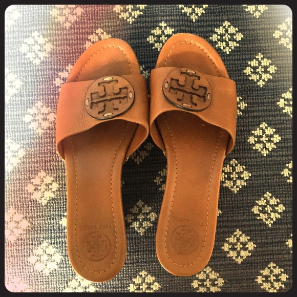 Tory Burch Shoes - Never-worn Tory Burch platform slides